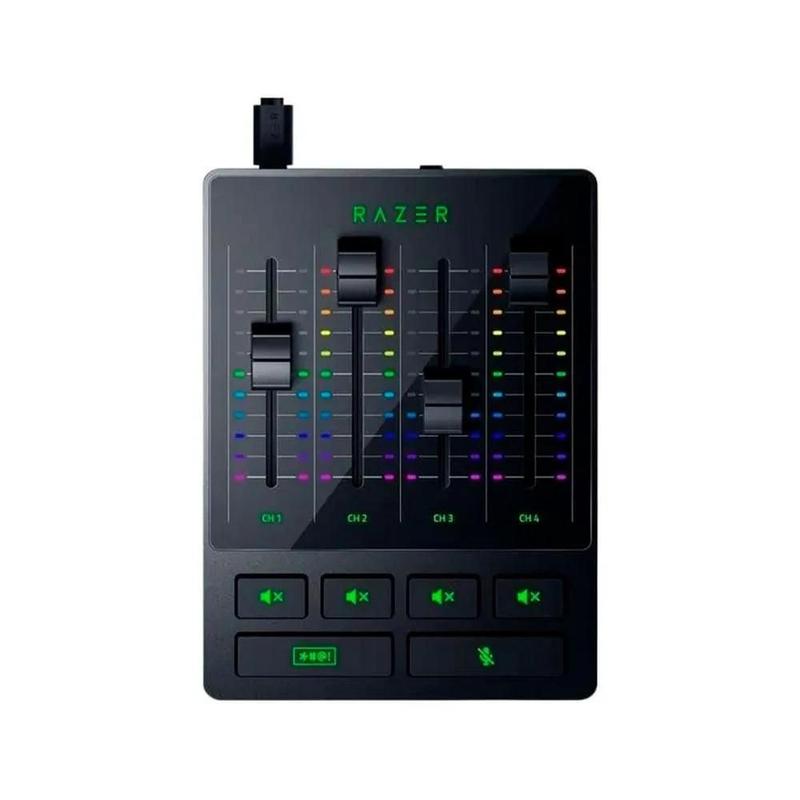 【新品未開封】Razer Audio Mixer Mixer de Áudio Analógico Razer, Audio Mixer, Chroma, 4 Canais